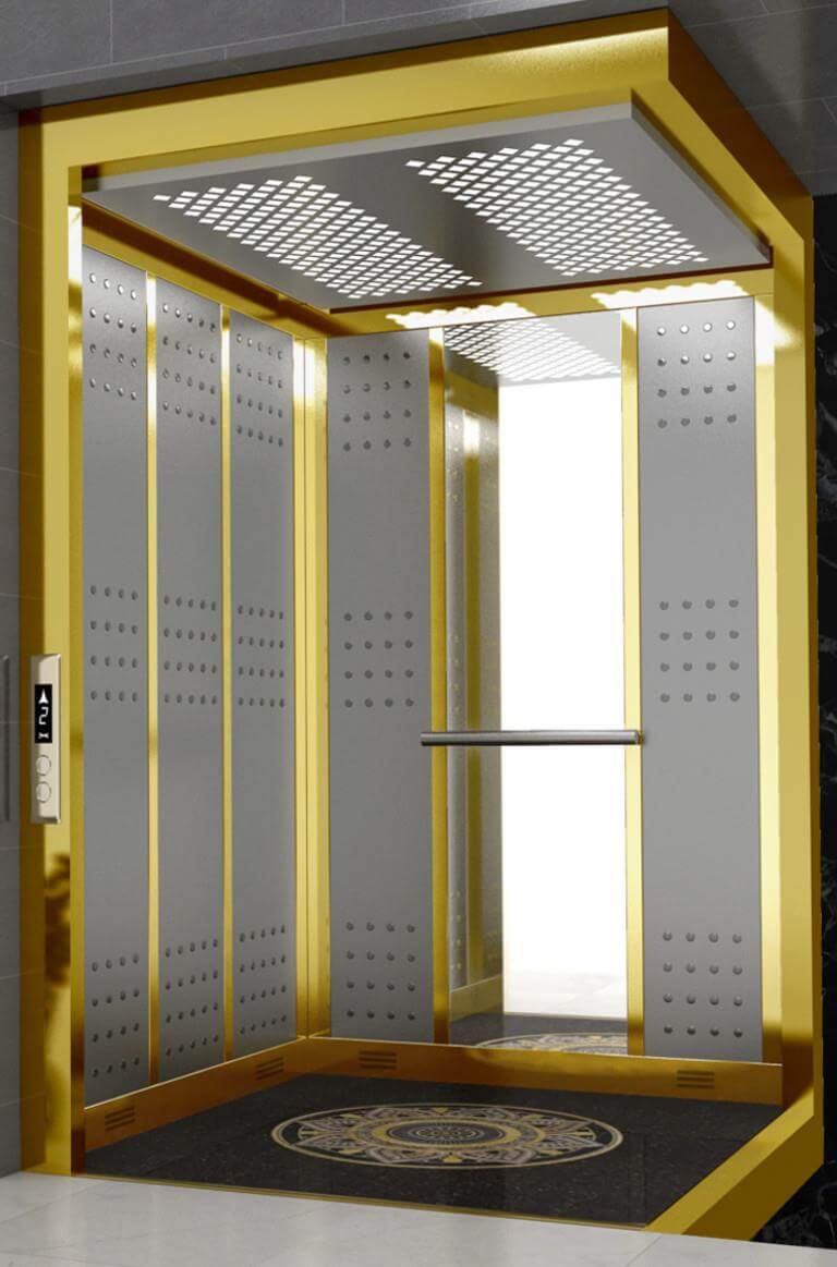 Elevator Cabin Argento Model.