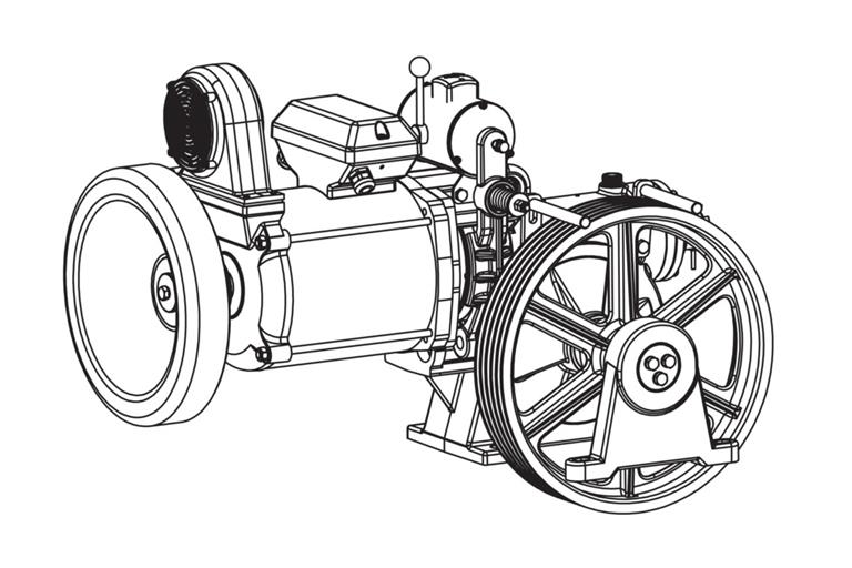 VOLPİ V2X DİŞLİLİ MAKİNE MOTORU-TEKNİK ÇİZİM0