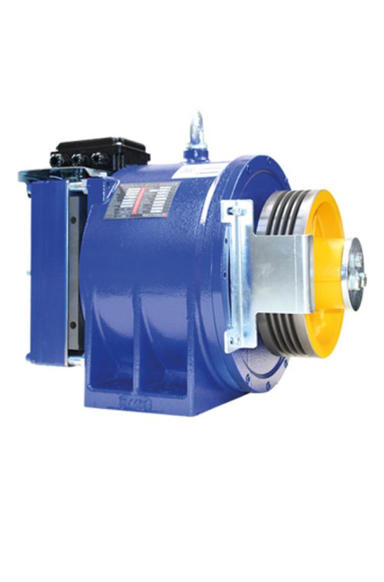 AKIS AK1 Gearless lift machine motor.