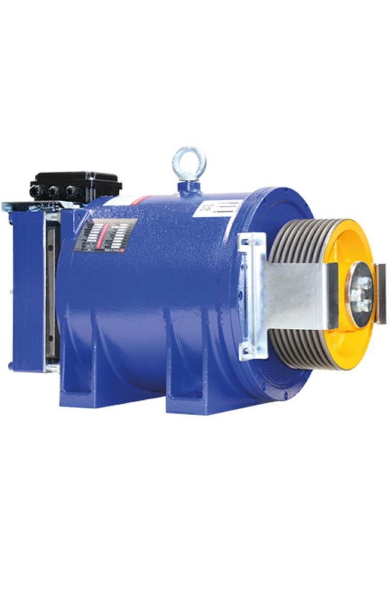 AKIS AK3 Gearless lift machine motor.