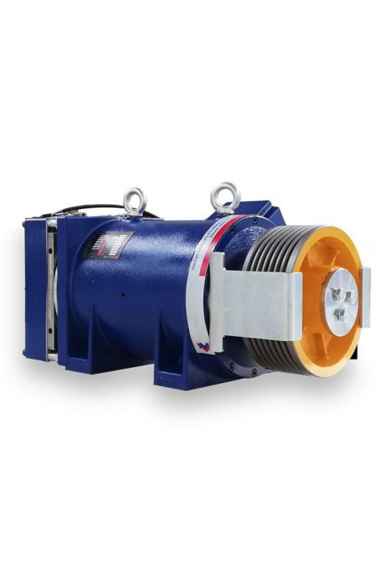 AKIS S100 Gearless lift machine motor.