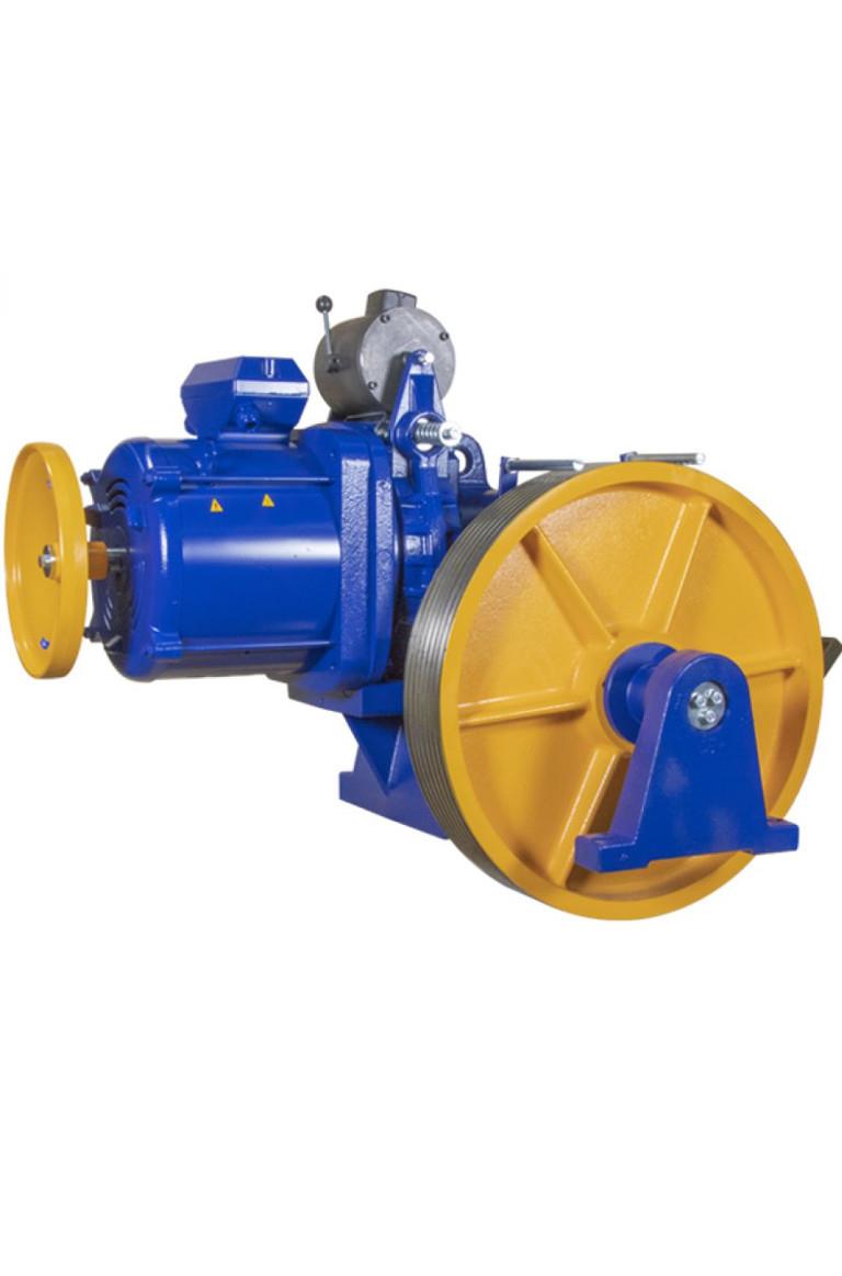Akış ZF112 Asansör Makina Motoru - Yan Yataklı.