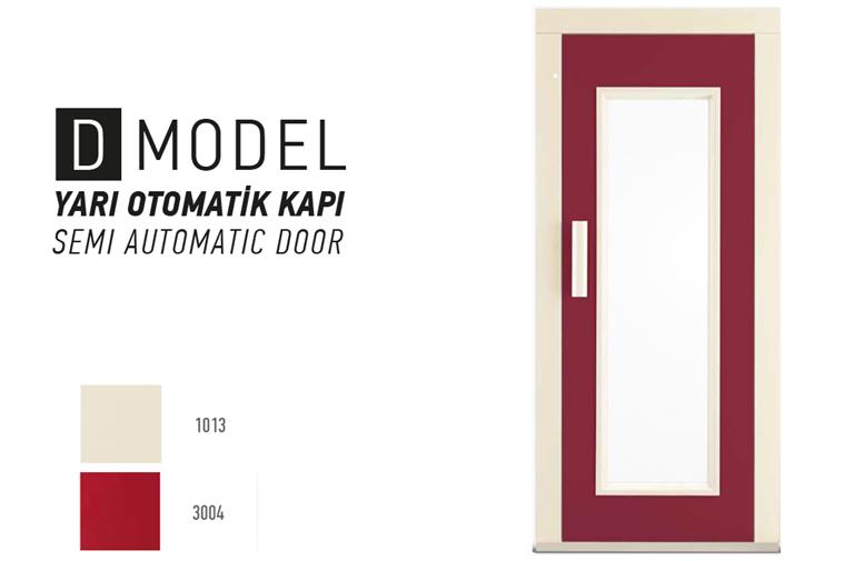 Semi Automatic Lift Door - D Model.