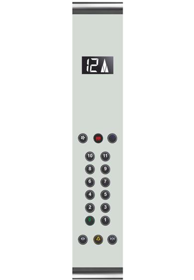 PGN SERIES SURFACE MOUNT CAR OPERATIONAL PANEL.